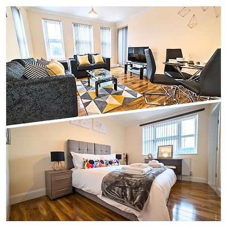Heathrow Rare Find 2 Bedroom Plus 2 Bathroom Flat - Sleeps 6- Free Parking- Close To Heathrow Terminals-Quiet Development Stanwell Exterior foto